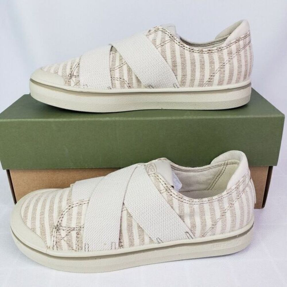 KEEN Women's Elsa IV Gore Slip On Sneaker Shoe Beige Size 5 New‎